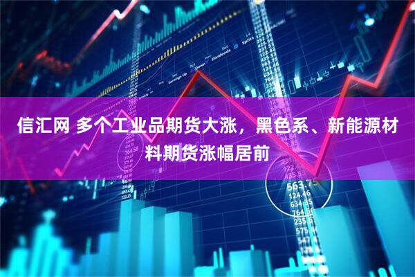 信汇网 多个工业品期货大涨，黑色系、新能源材料期货涨幅居前